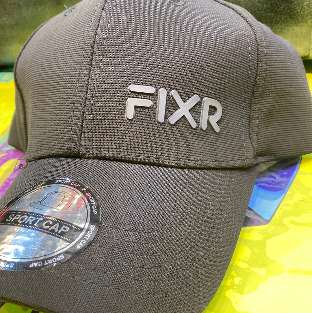 Black Colour Fix With Embroidery Design Sports Cap 913011