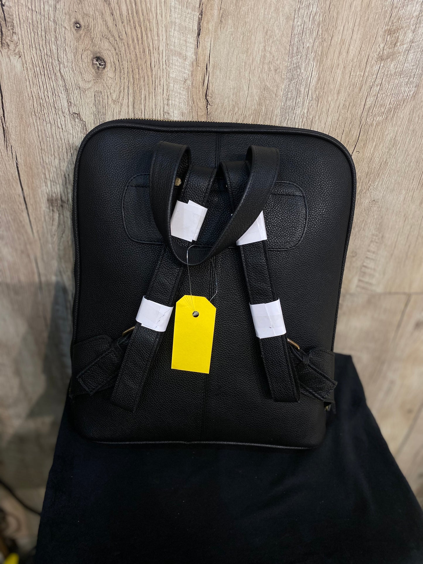 Luxury d’allure Black Ydm Genuine Leather BackPack 1051