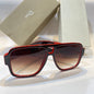 OID Black Red Frame Brown Shade Unisex Branded Sunglasses 125960 14-147