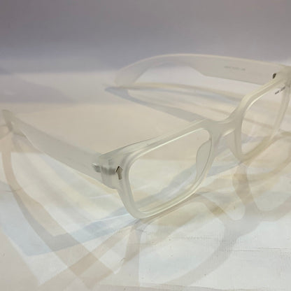 RAM Matte white Transperent Frame Transperent Shade Unisex Sunglasses 66806 52 21-145