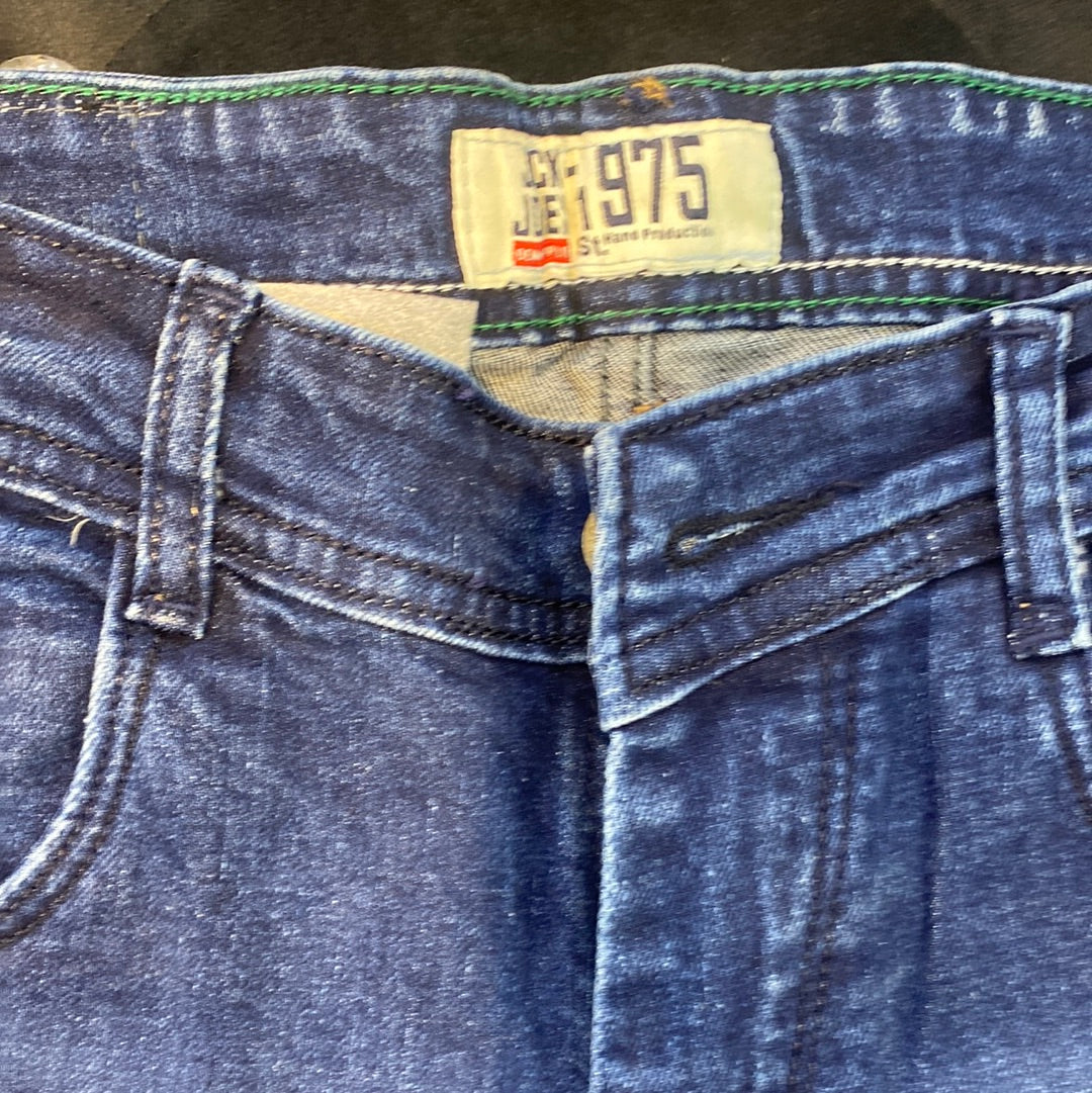 Jack JJ Navy Blue Faded Slim Fit Branded Designer Men’s Jean’s JJ 1975