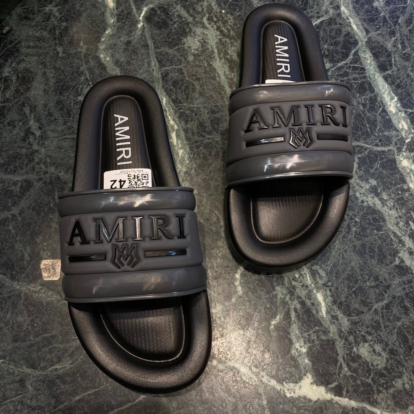 Grey Black Slipper Model 64676810348 Ami Ima