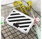 White Black Colour OFF IHW Fashionable Diag Binder Cilp Bag 9125