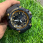 HSG Black Gold Water Resistant Sports Watch with Original Box 500506