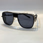 LAB Silver Frame Blue Shade Unisex Branded BPS-104C59 Black