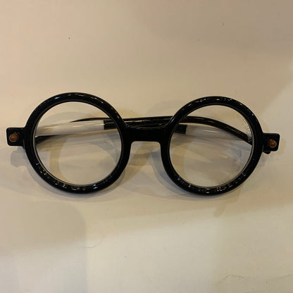 RAM black white frame transperent shade sunglass