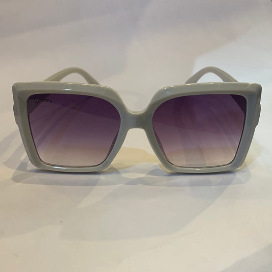 REH white frame purple shade sunglass W9028 53 17-147