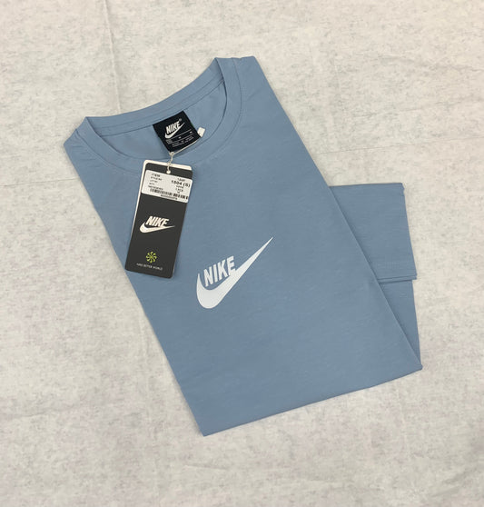 KIN Blue Colour With Back Print Round Neck Tshirt 50183