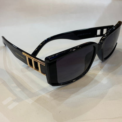 FIT Black Frame Black Shade Sunglass A80052 61 19-143