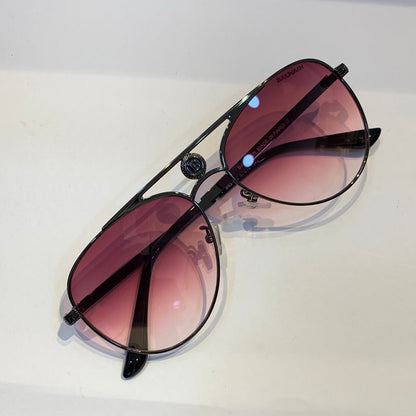 Lab Bal Black Frame Pink Shade Sunglass B85-7257 12-142