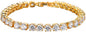 Gold Colour With Diamond Studded Necklace 75091