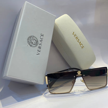 Ver rev Glossy red gold Frame brown Shade Unisex Sunglass 10438 60 16 145