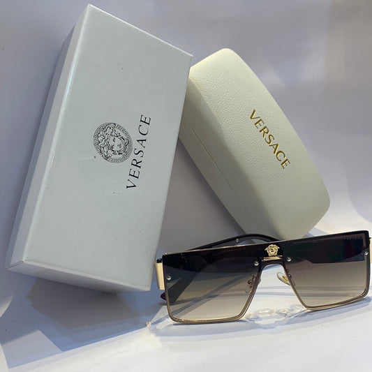 Ver rev Glossy red gold Frame brown Shade Unisex Sunglass 10438 60 16 145