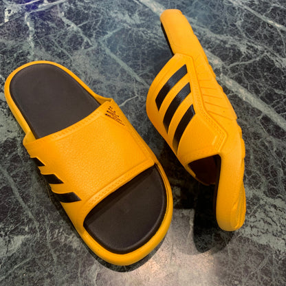 Yellow Fat Summer Black Slipper