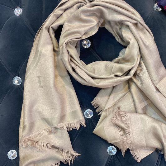 HER REH Grey Colour HER REH Print Heavy Quality Muffler  9374