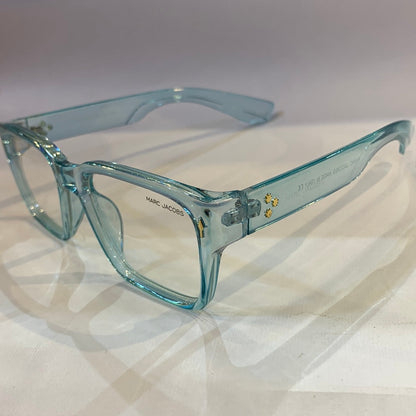 RAM Blue Transperent Frame Transperent Shade Unisex Sunglasses 86302 54 20 146