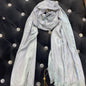 CUG Sky Blue Colour Cug Print Heavy Quality Muffler  9359