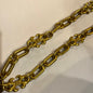 Gold Colour Thick Chain Unisex Necklace Chain