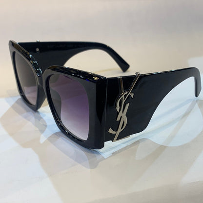 Lsy black frame purple shade sunglass SL119 68 17-140