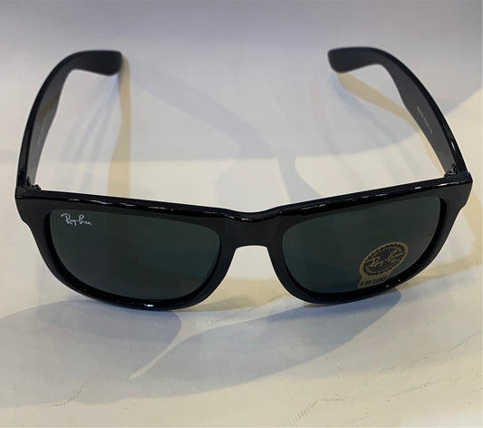 YAR RB Glossy Black Frame Black Shade Sunglasses RB4165 855/8G 2N