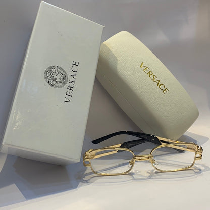 Ver rev Glossy  gold Frame white Shade Unisex Sunglass 8060 55 17 135