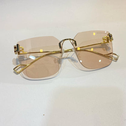 LAB Gold Frame Light Pink Shade Unisex Branded Sunglasses