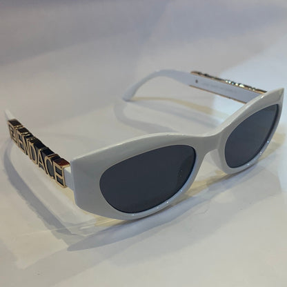 NEF White Frame Black Shade Sunglass LH046 50 20-142
