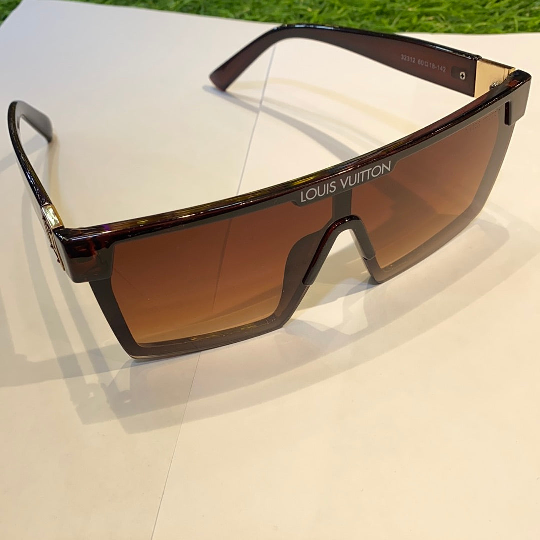 Brown Frame Printed Branded Luxury Sunglasses 32312 60 18-142
