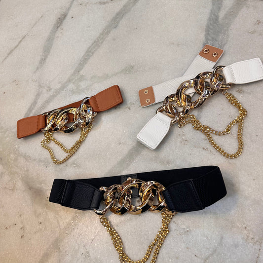 Fancy Belt Chain Circle Design Women Belt 1601