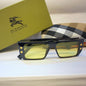 RUB Black Frame Yellow Shade Unisex Branded Sunglasses LH037 5515-145 UV 400
