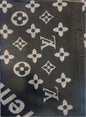 Vl Lou Uol Black Colour With White Uol Logo Imported Muffler 49103