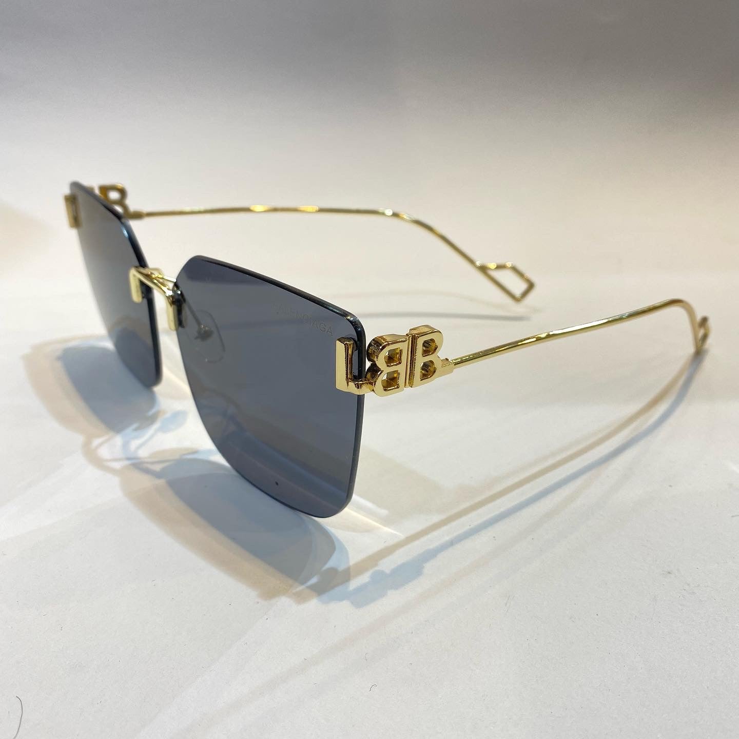 LAB Gold Frame Black Shade Unisex Branded Sunglasses