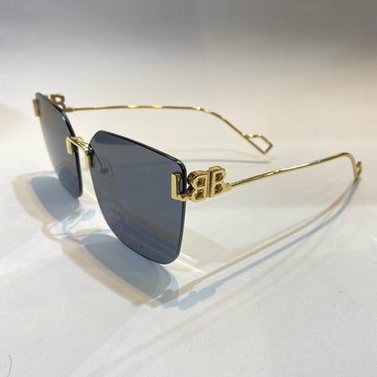 LAB Gold Frame Black Shade Unisex Branded Sunglasses