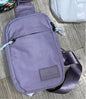 Purple Colour Fancy Crossbody Bag Shoulder Bag Multiple Pocket Chest Bag 055605