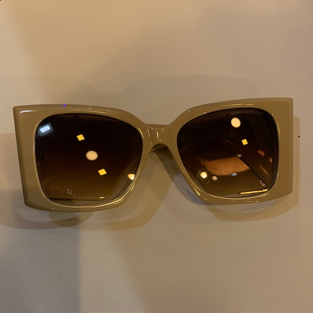 Lsy beige frame brown shade sunglass SL119 68 17-140