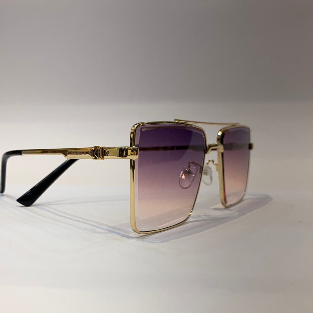 Lab Bal Golden Frame Pink Shade Sunglass B80-67355 16-143
