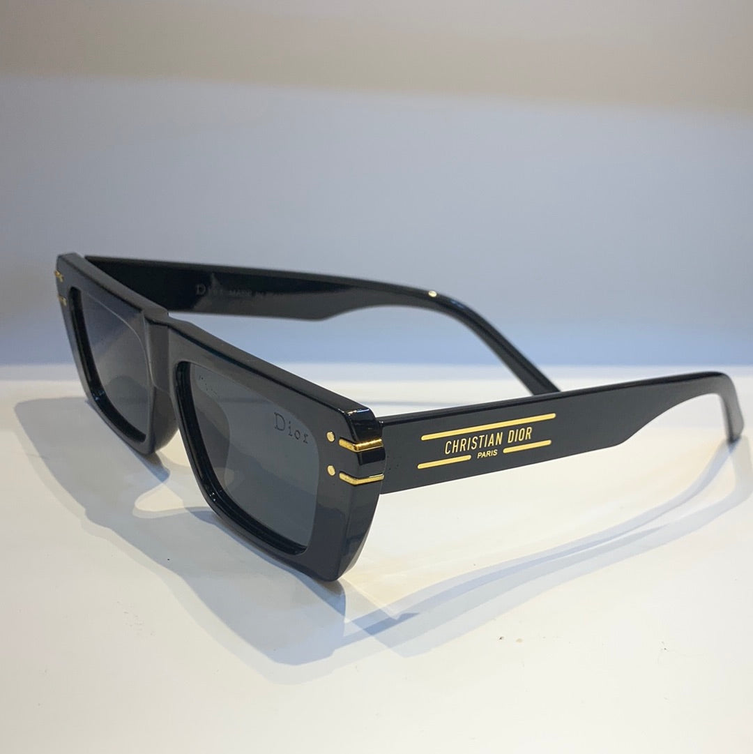 Oid  Black Frame Black Shade Unisex Sunglass