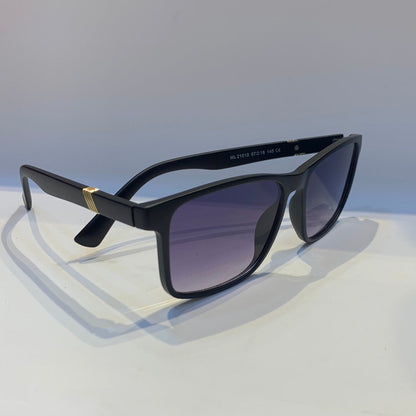 Cug Black Frame Black Shade Sunglass ML21019 57 16 145