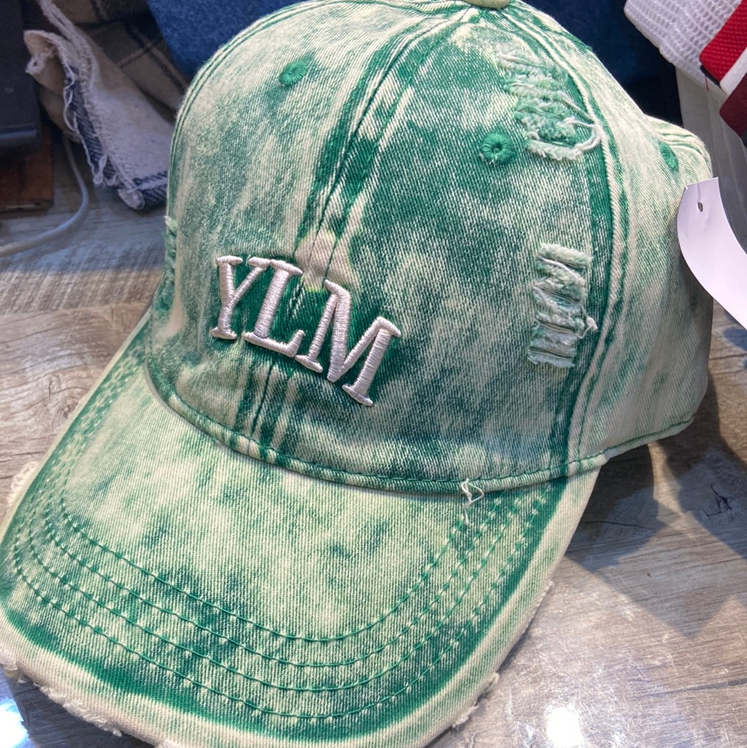 MLY Green Colour Denim Cap 300128