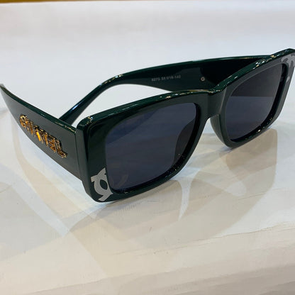 AHC Green Frame Black Shade Unisex Sunglass 8273 55 18-140