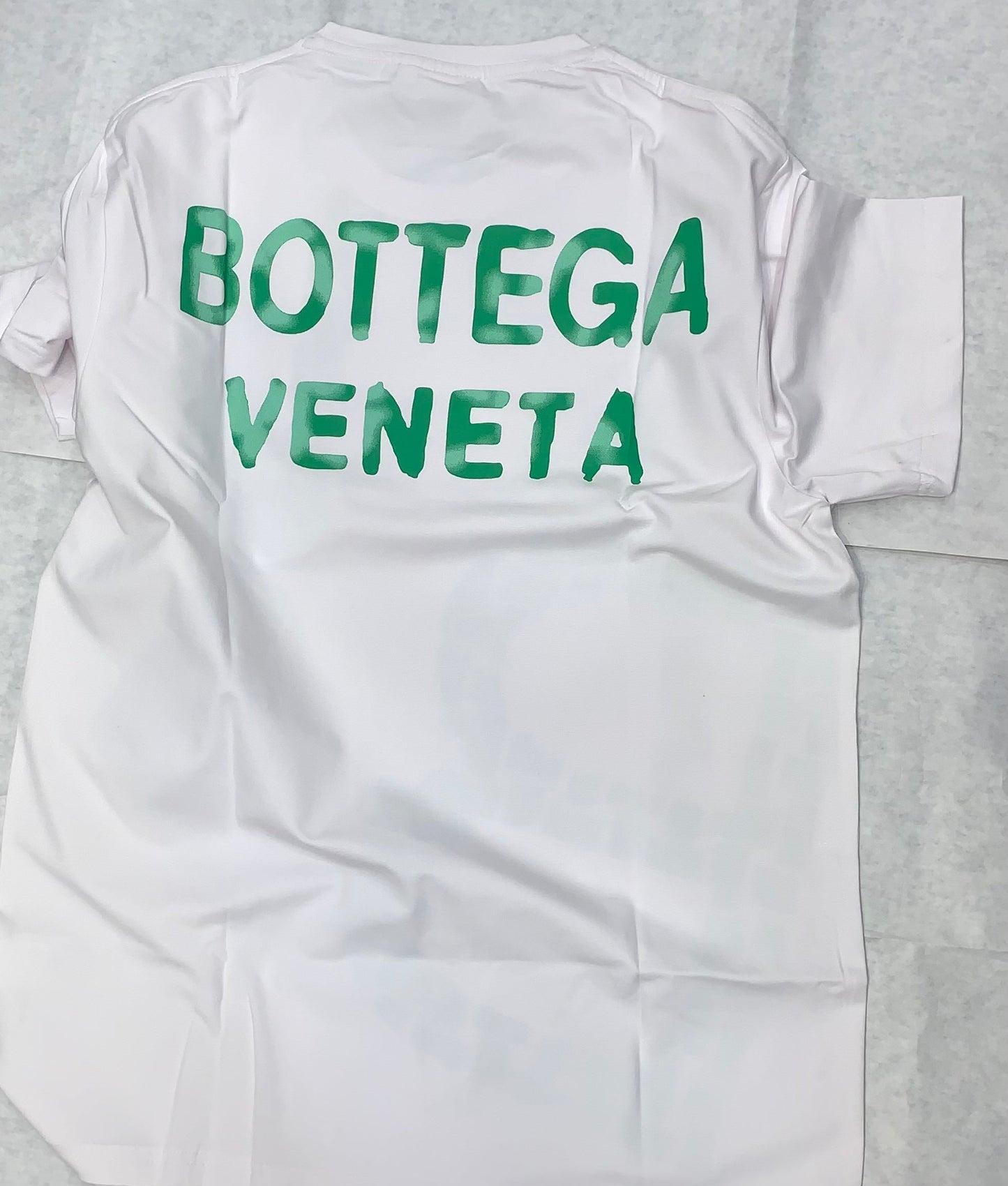 BOT TOB White Colour With Front And Back Texted Print Half Sleeves Tshirt 50102