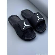 ROJ Tripple Black White Jor Colour Velcro Slipper 0079