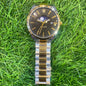 LOR Gold Sliver Chain Black Dial 400427