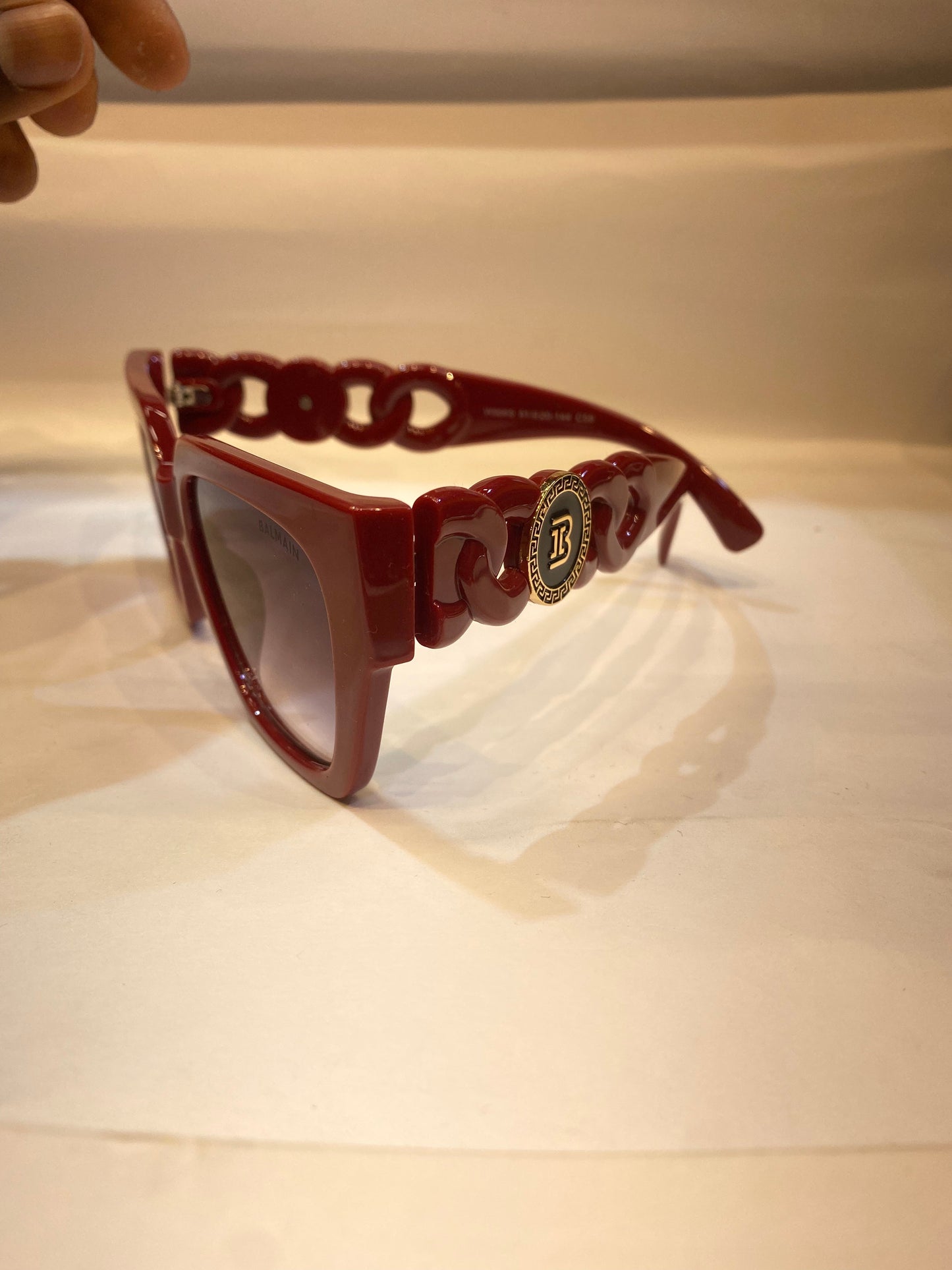 LAB Maroon Frame Maroon Shade Sunglasses W9065 51 20 144 C58