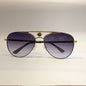 Lab Bal Golden Frame Black Shade Sunglass B85-7257 12-142