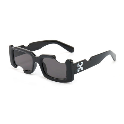 Off White Glossy Black Frame Black Shade Unisex Sunglass 2240 52 21-145