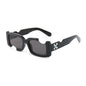 Off White Glossy Black Frame Black Shade Unisex Sunglass 2240 52 21-145