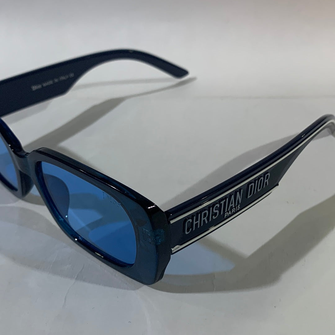OID Blue Transperent Frame Blue Shade Sunglass S2U 53 18-145
