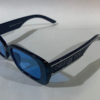 OID Blue Transperent Frame Blue Shade Sunglass S2U 53 18-145