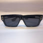 TID Black Frame Black Shade Unisex Branded Sunglasses Italy